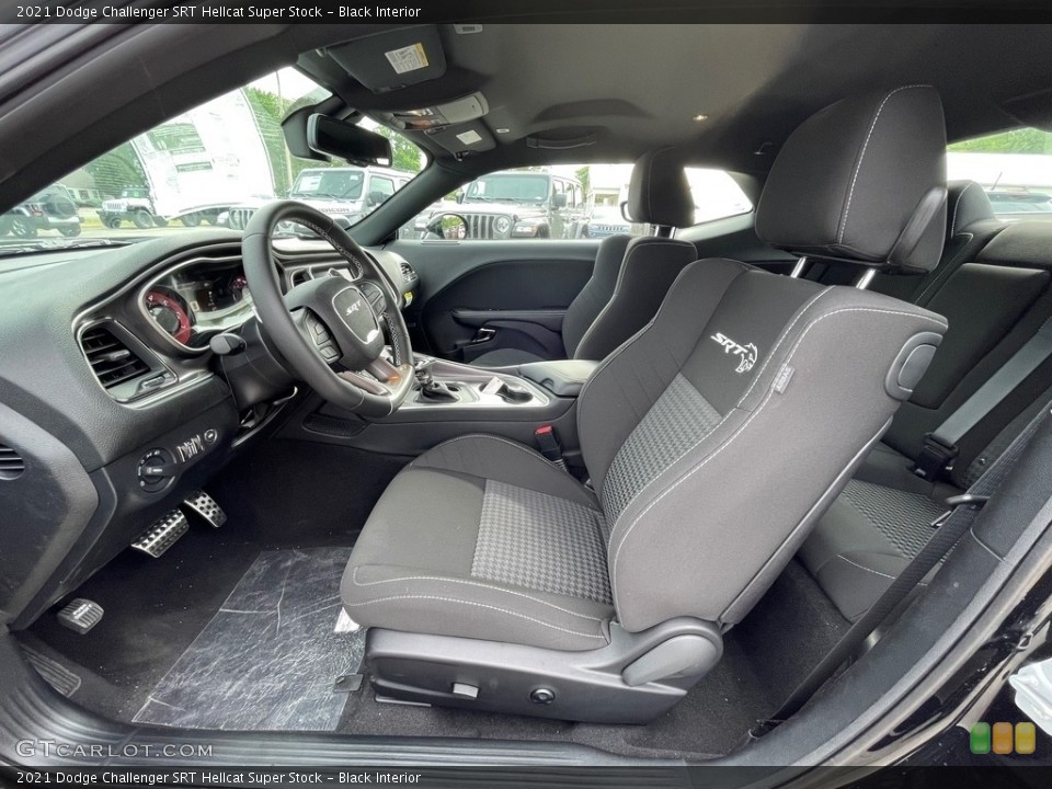 Black Interior Photo for the 2021 Dodge Challenger SRT Hellcat Super Stock #142039870