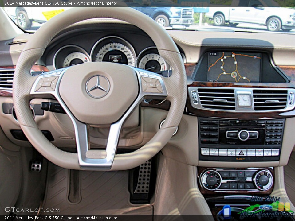 Almond/Mocha Interior Dashboard for the 2014 Mercedes-Benz CLS 550 Coupe #142040563