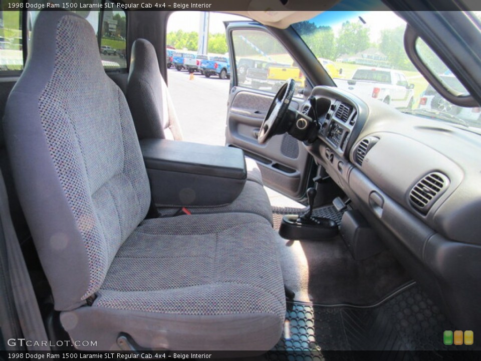 Beige Interior Front Seat for the 1998 Dodge Ram 1500 Laramie SLT Regular Cab 4x4 #142041025
