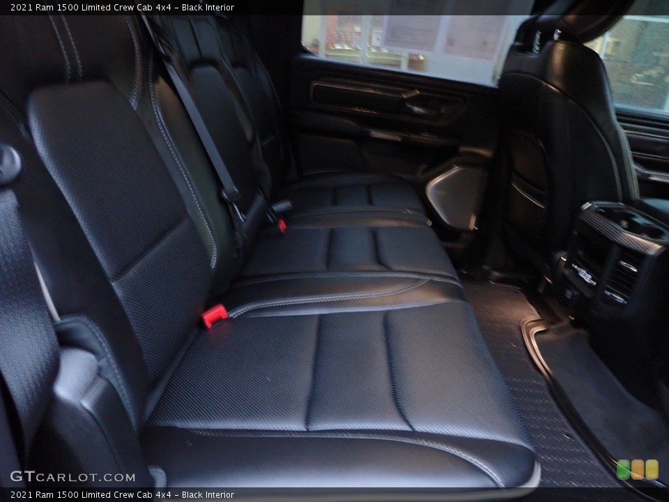 Black Interior Rear Seat for the 2021 Ram 1500 Limited Crew Cab 4x4 #142043943
