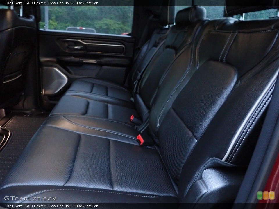Black Interior Rear Seat for the 2021 Ram 1500 Limited Crew Cab 4x4 #142043992
