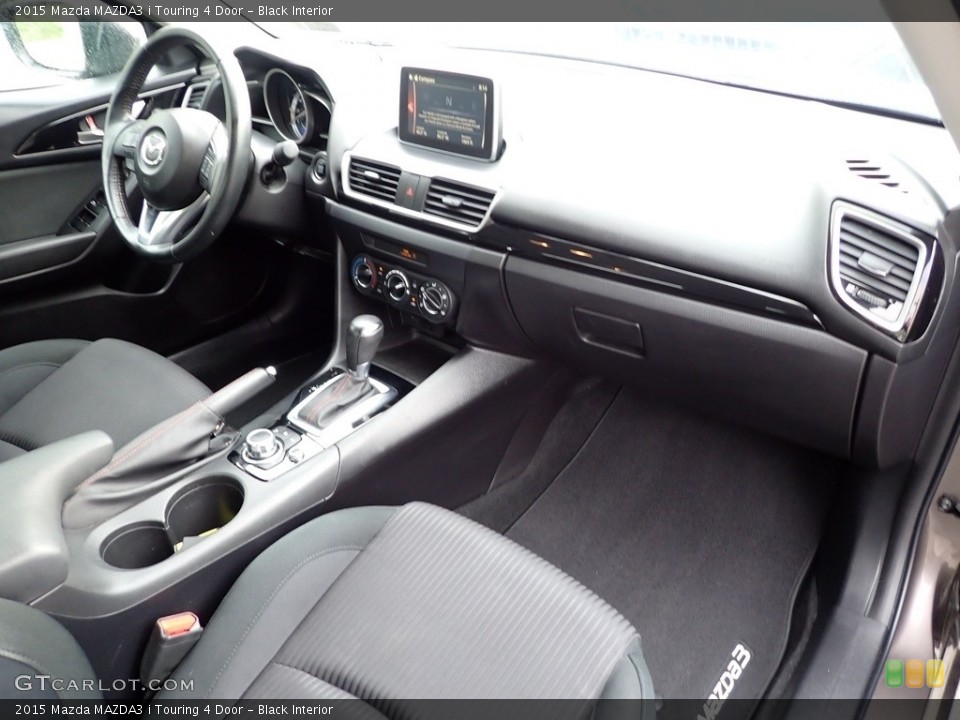 Black Interior Dashboard for the 2015 Mazda MAZDA3 i Touring 4 Door #142044556