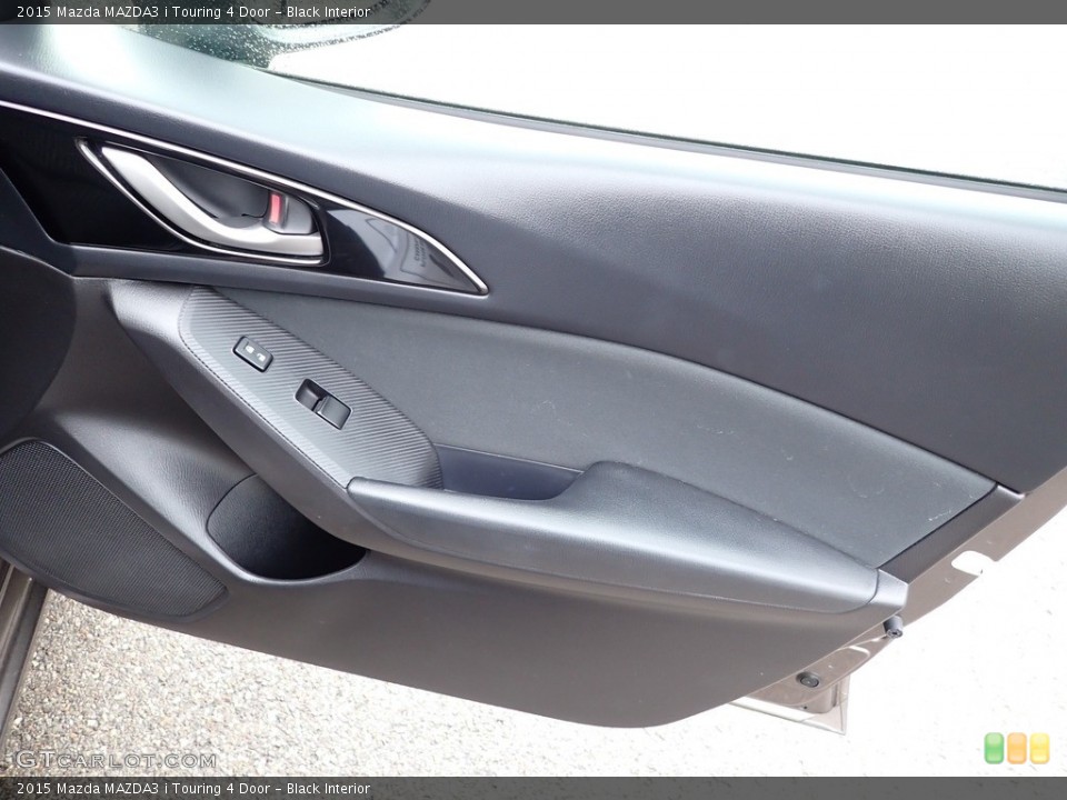 Black Interior Door Panel for the 2015 Mazda MAZDA3 i Touring 4 Door #142044577