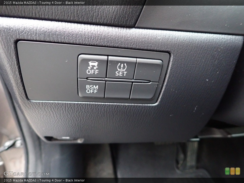 Black Interior Controls for the 2015 Mazda MAZDA3 i Touring 4 Door #142044739