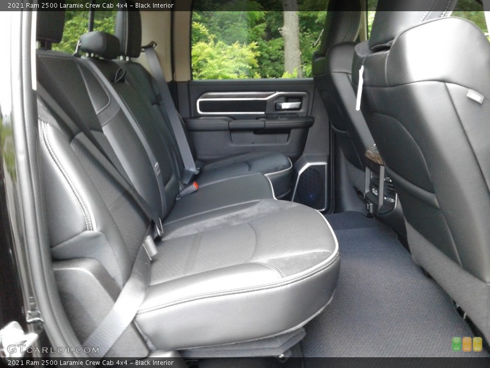 Black Interior Rear Seat for the 2021 Ram 2500 Laramie Crew Cab 4x4 #142046359
