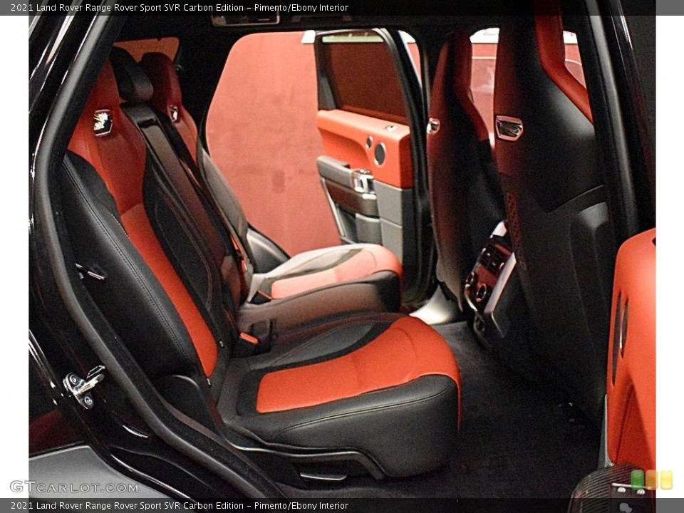 Pimento/Ebony Interior Rear Seat for the 2021 Land Rover Range Rover Sport SVR Carbon Edition #142046659