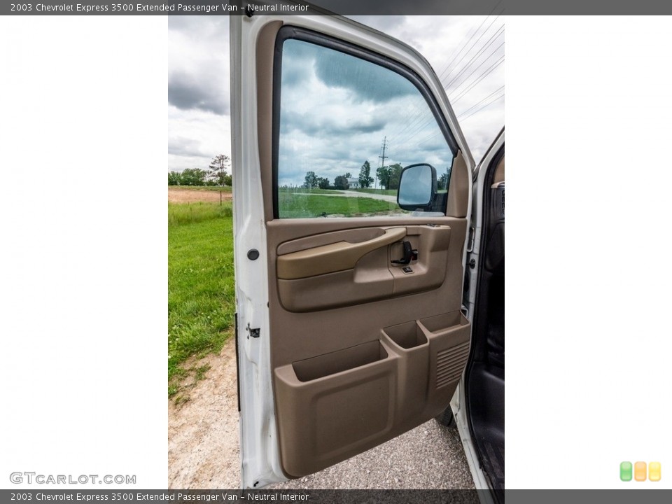 Neutral Interior Door Panel for the 2003 Chevrolet Express 3500 Extended Passenger Van #142046671
