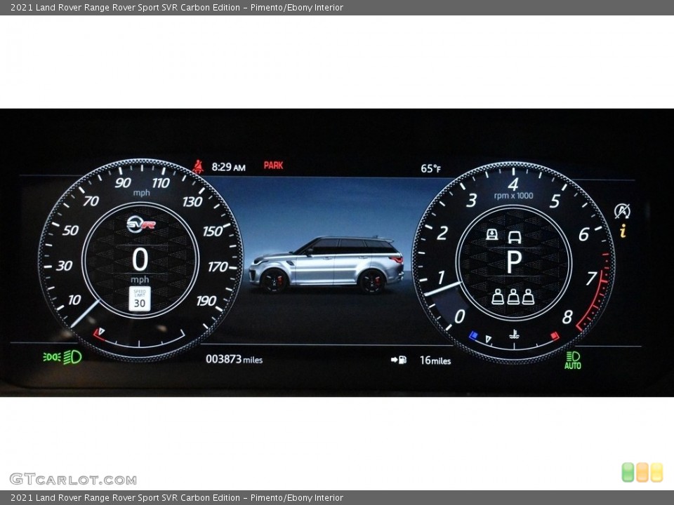Pimento/Ebony Interior Gauges for the 2021 Land Rover Range Rover Sport SVR Carbon Edition #142046827