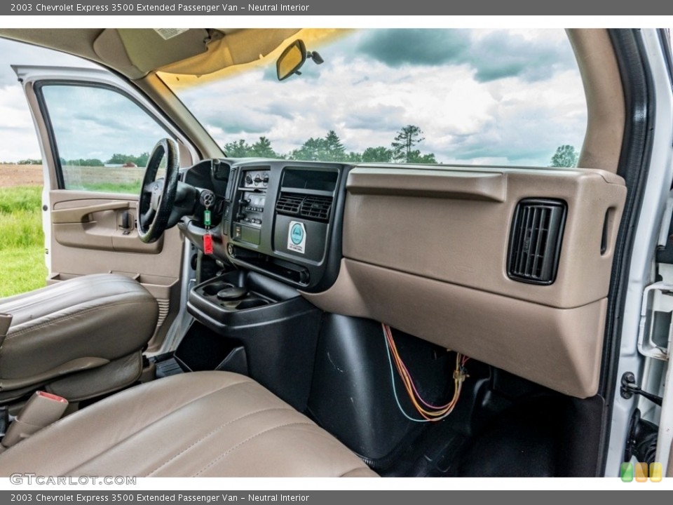 Neutral Interior Dashboard for the 2003 Chevrolet Express 3500 Extended Passenger Van #142046863