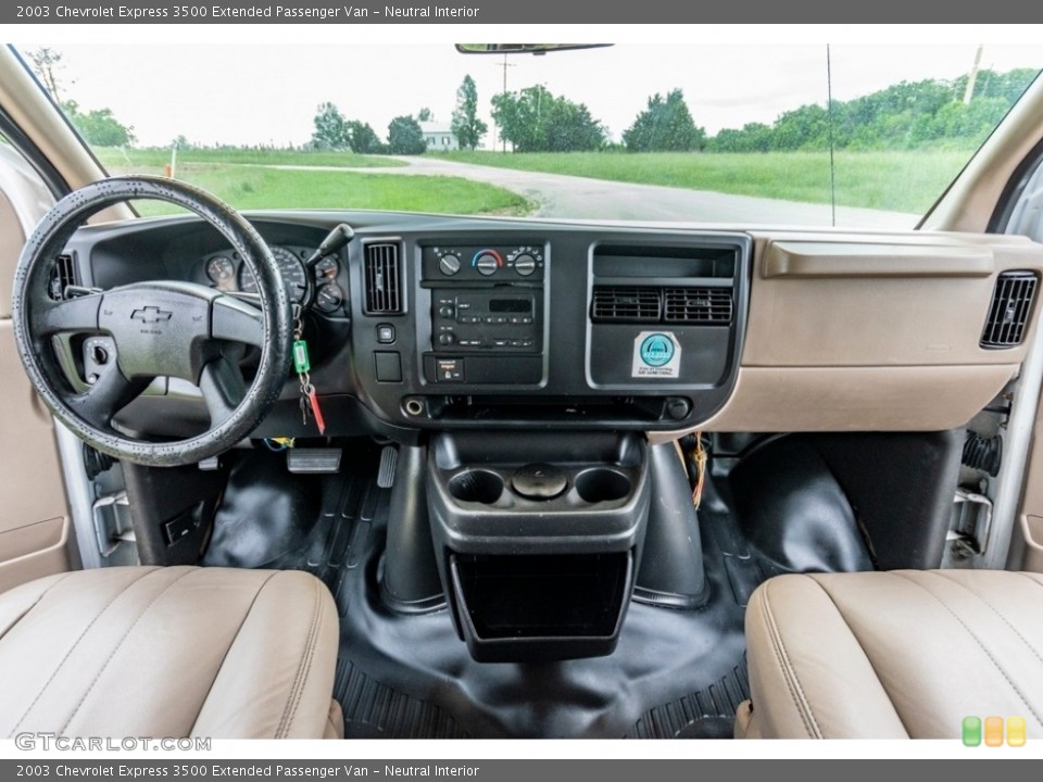 Neutral Interior Dashboard for the 2003 Chevrolet Express 3500 Extended Passenger Van #142046938