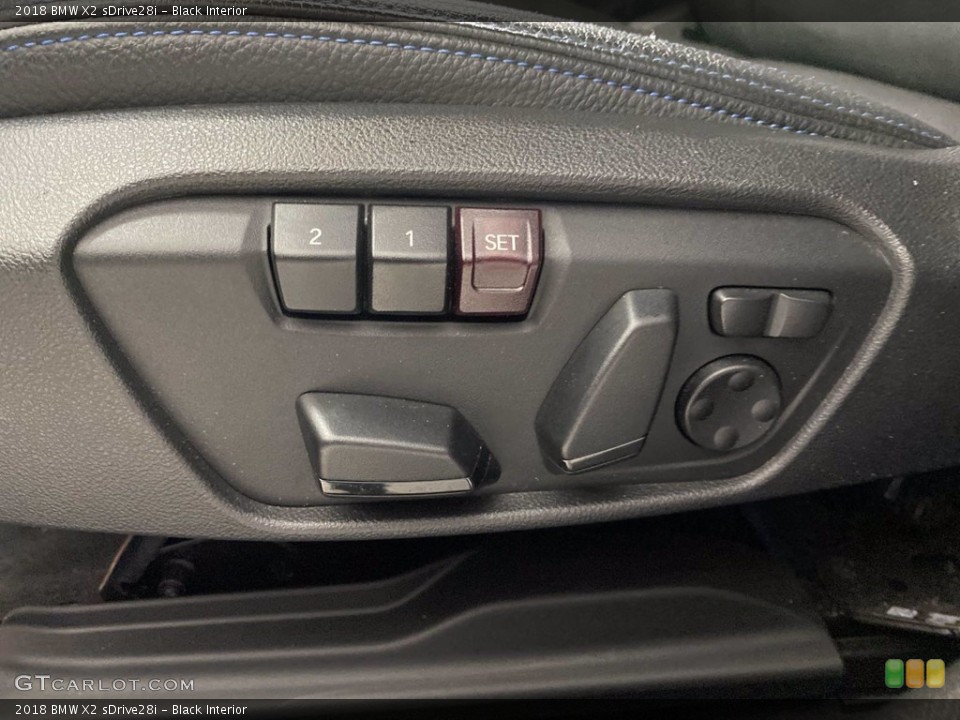 Black Interior Front Seat for the 2018 BMW X2 sDrive28i #142047655