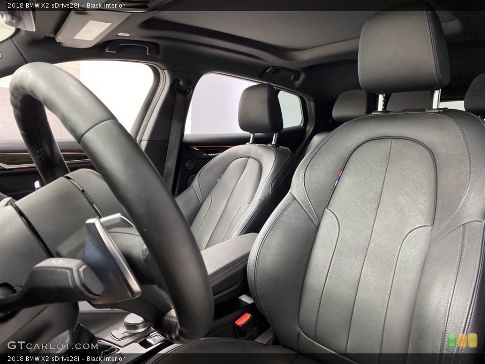 Black Interior Front Seat for the 2018 BMW X2 sDrive28i #142047706