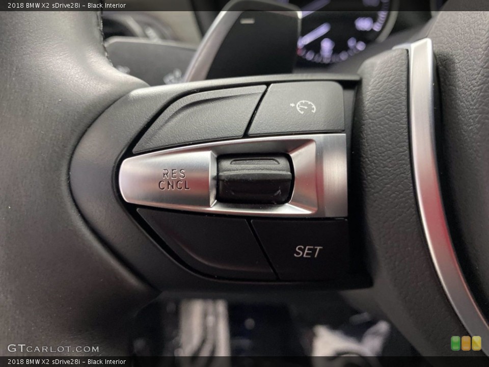 Black Interior Steering Wheel for the 2018 BMW X2 sDrive28i #142047760