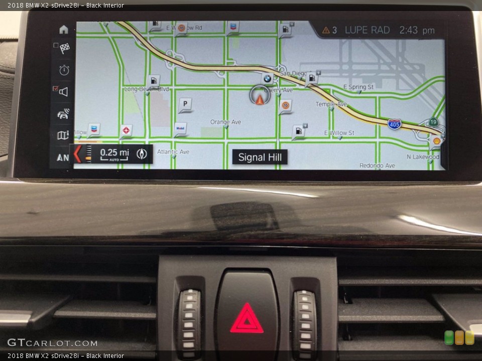 Black Interior Navigation for the 2018 BMW X2 sDrive28i #142047880