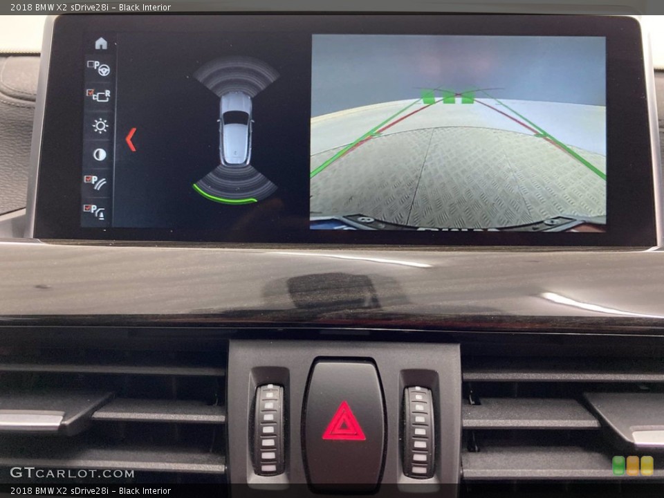 Black Interior Controls for the 2018 BMW X2 sDrive28i #142047901