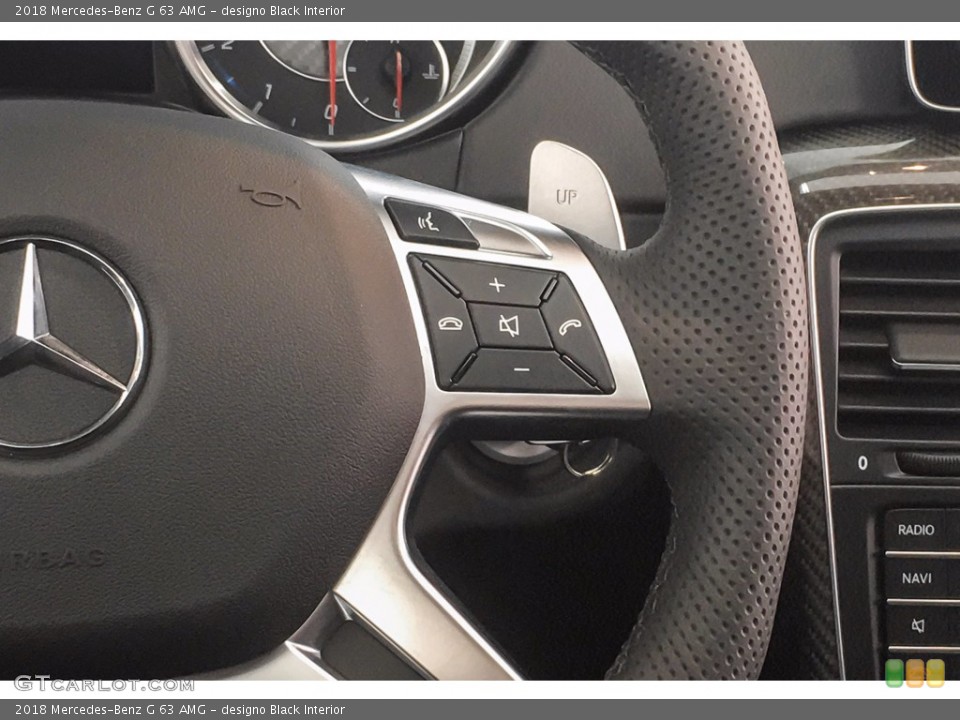 designo Black Interior Steering Wheel for the 2018 Mercedes-Benz G 63 AMG #142049446