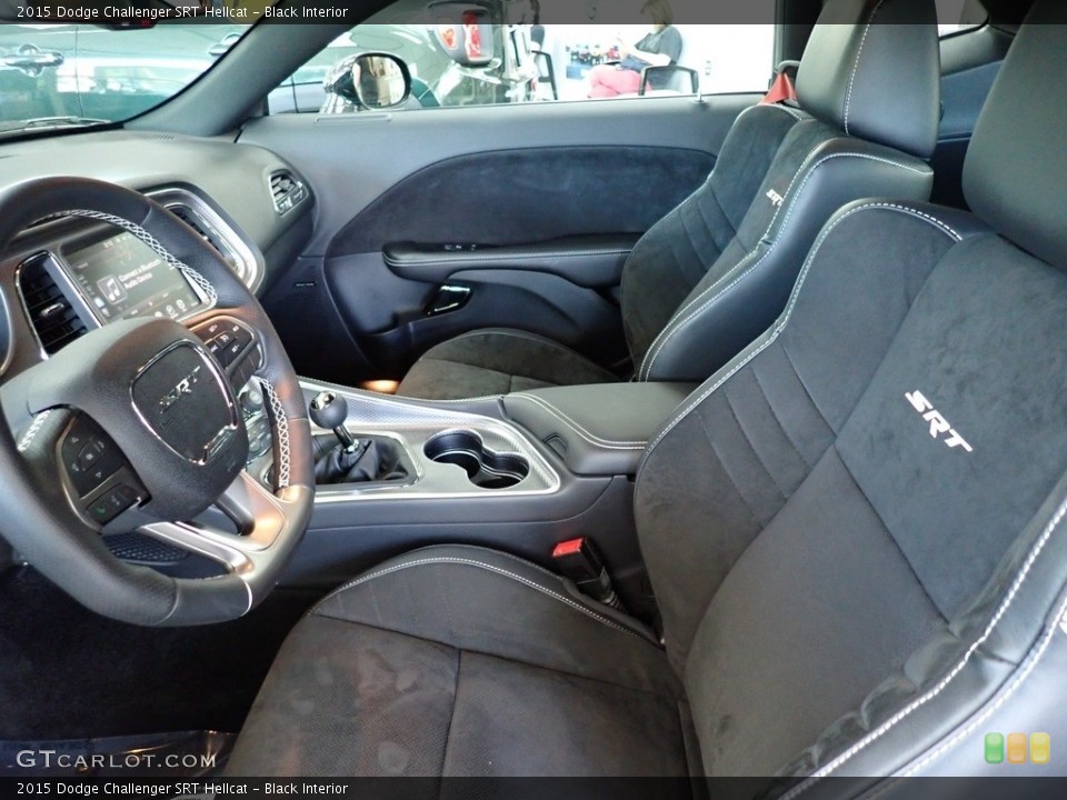 Black Interior Front Seat for the 2015 Dodge Challenger SRT Hellcat #142049704