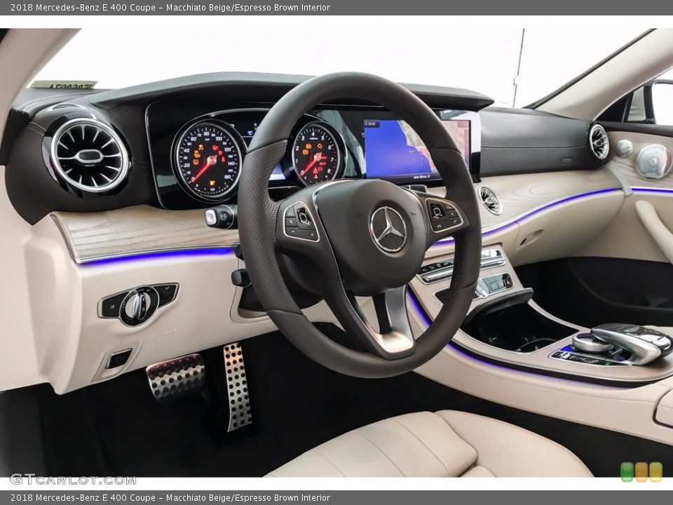Macchiato Beige/Espresso Brown 2018 Mercedes-Benz E Interiors
