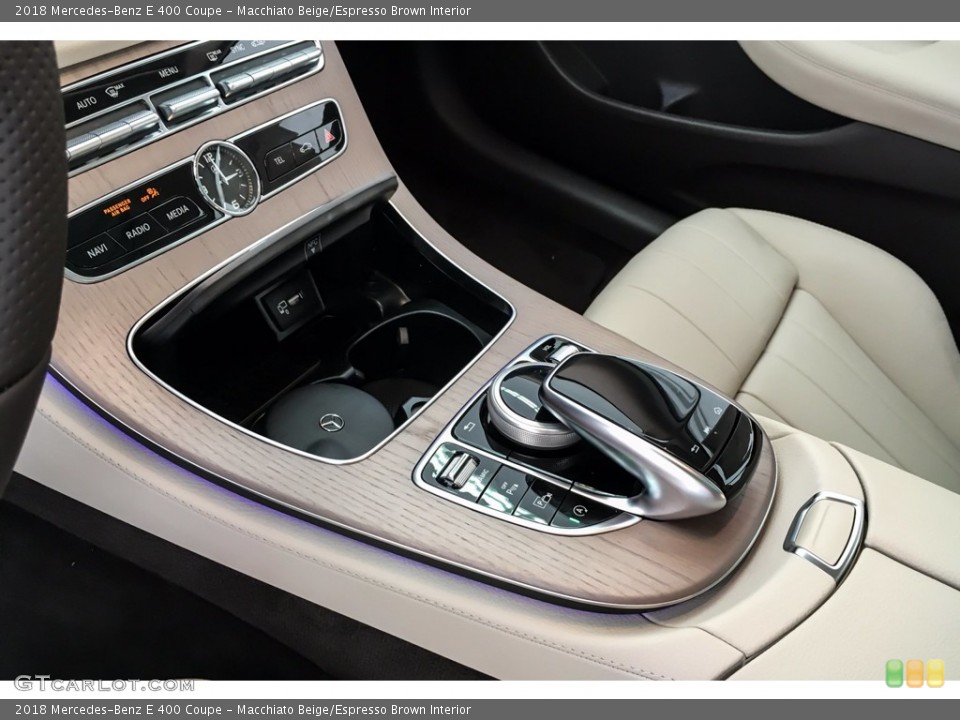 Macchiato Beige/Espresso Brown Interior Transmission for the 2018 Mercedes-Benz E 400 Coupe #142050004