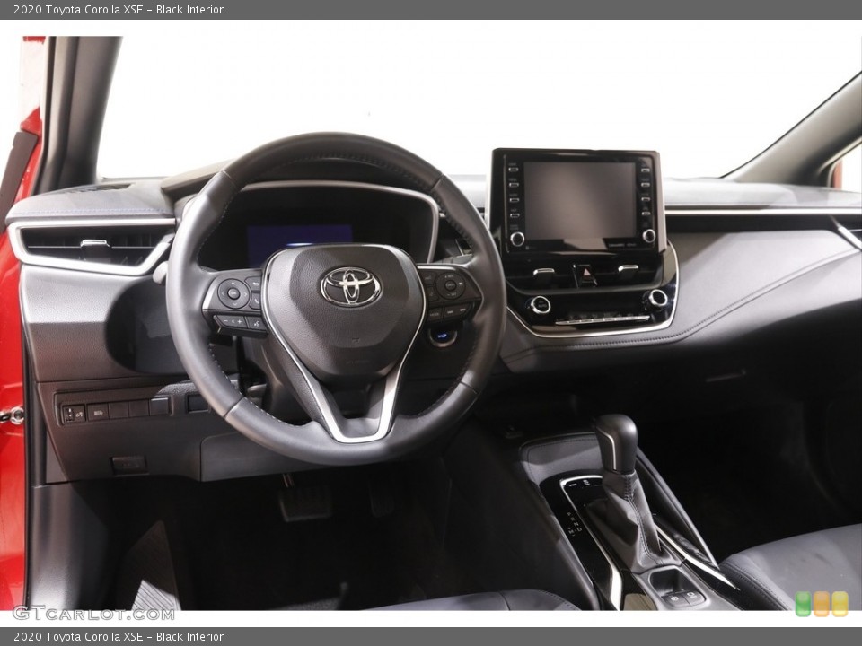 Black Interior Dashboard for the 2020 Toyota Corolla XSE #142051907
