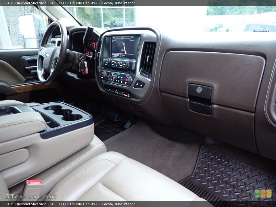 Cocoa/Dune Interior Dashboard for the 2016 Chevrolet Silverado 2500HD LTZ Double Cab 4x4 #142052981