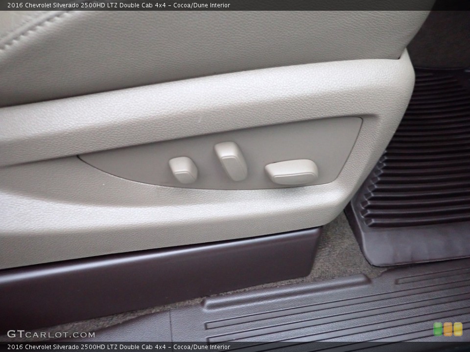 Cocoa/Dune Interior Front Seat for the 2016 Chevrolet Silverado 2500HD LTZ Double Cab 4x4 #142052984