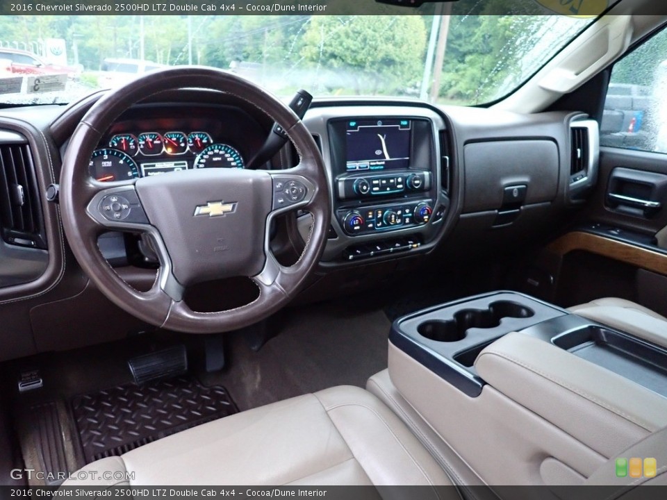 Cocoa/Dune Interior Photo for the 2016 Chevrolet Silverado 2500HD LTZ Double Cab 4x4 #142053008