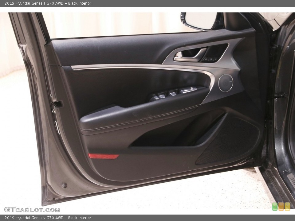 Black Interior Door Panel for the 2019 Hyundai Genesis G70 AWD #142053542
