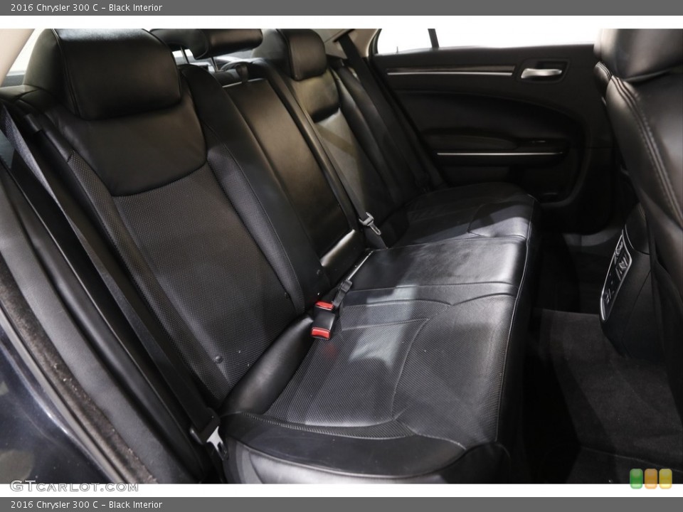 Black Interior Rear Seat for the 2016 Chrysler 300 C #142054514