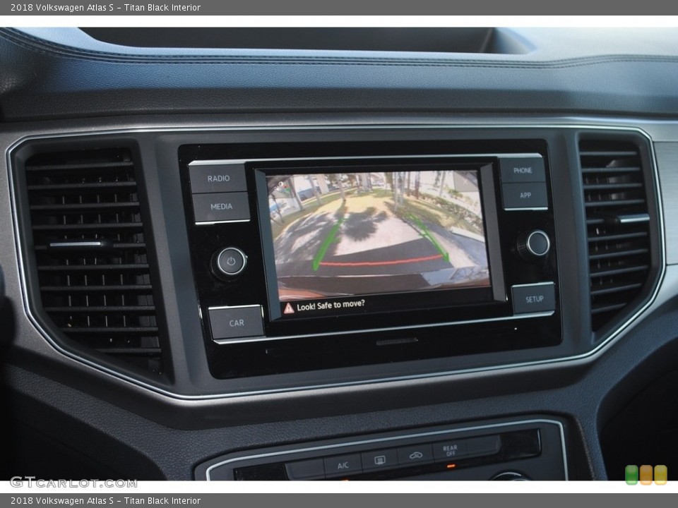 Titan Black Interior Controls for the 2018 Volkswagen Atlas S #142055039