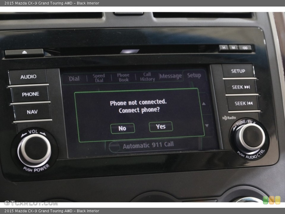 Black Interior Controls for the 2015 Mazda CX-9 Grand Touring AWD #142055303