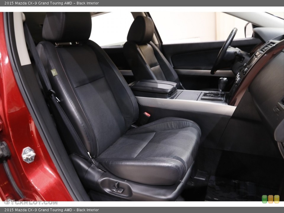 Black Interior Front Seat for the 2015 Mazda CX-9 Grand Touring AWD #142055387