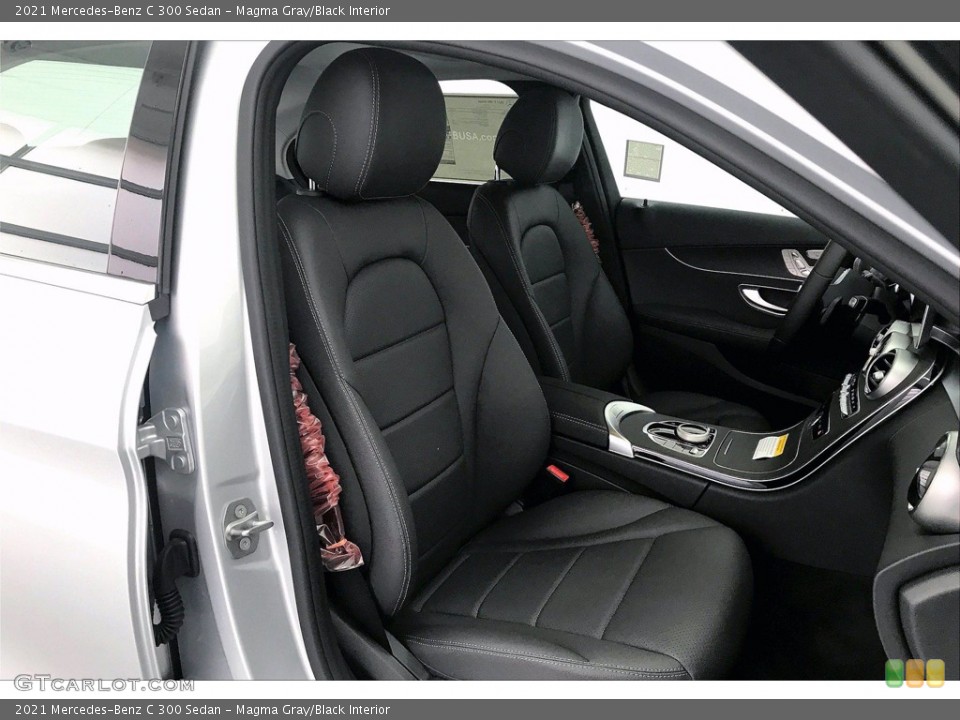 Magma Gray/Black Interior Front Seat for the 2021 Mercedes-Benz C 300 Sedan #142056116