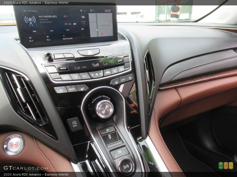 Espresso Interior Controls for the 2020 Acura RDX Advance #142057444