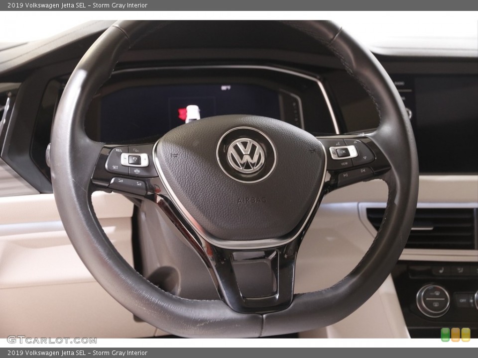 Storm Gray Interior Steering Wheel for the 2019 Volkswagen Jetta SEL #142059663