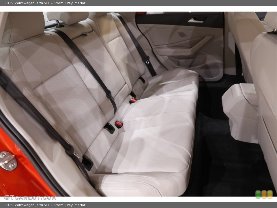 Storm Gray Interior Rear Seat for the 2019 Volkswagen Jetta SEL #142059798