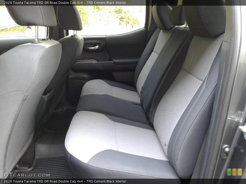 TRD Cement/Black Interior Rear Seat for the 2020 Toyota Tacoma TRD Off Road Double Cab 4x4 #142059945