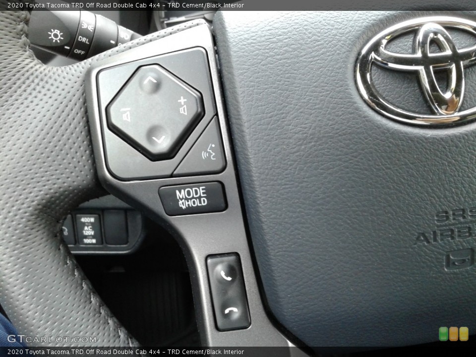 TRD Cement/Black Interior Steering Wheel for the 2020 Toyota Tacoma TRD Off Road Double Cab 4x4 #142060087