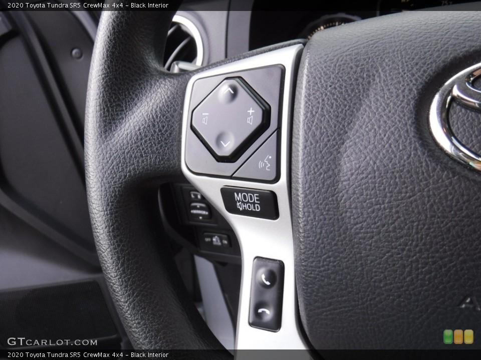 Black Interior Steering Wheel for the 2020 Toyota Tundra SR5 CrewMax 4x4 #142063551