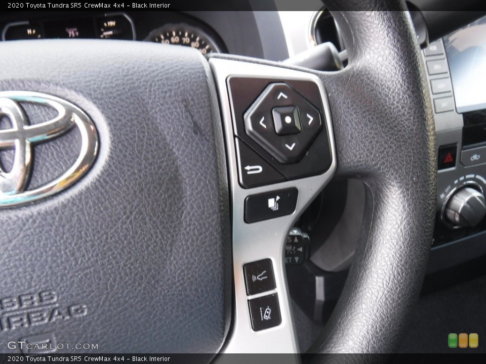 Black Interior Steering Wheel for the 2020 Toyota Tundra SR5 CrewMax 4x4 #142063563