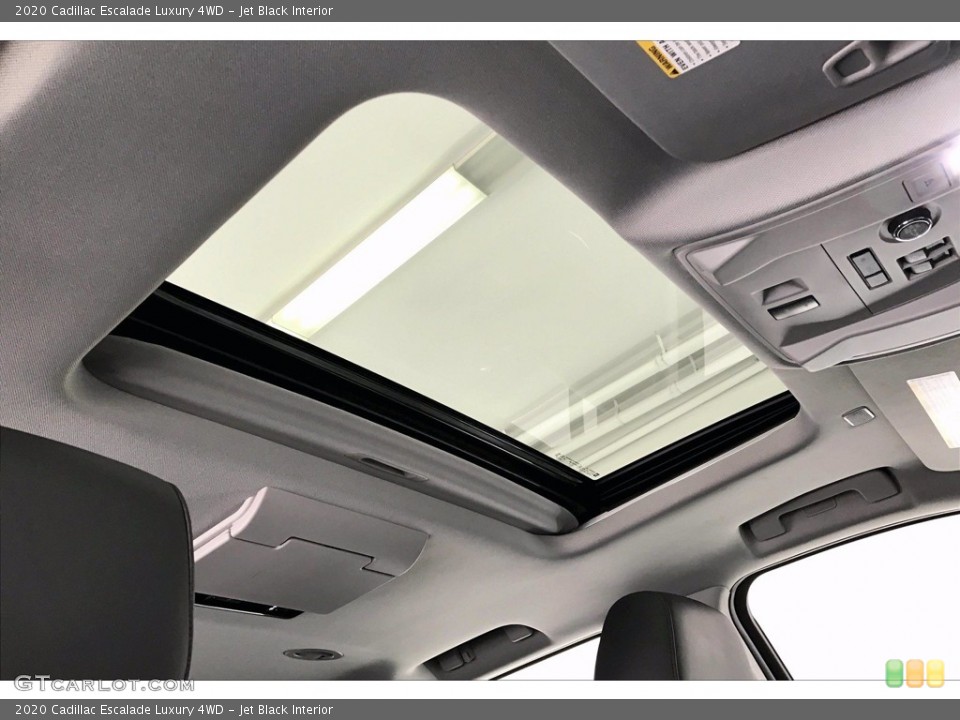 Jet Black Interior Sunroof for the 2020 Cadillac Escalade Luxury 4WD #142064367