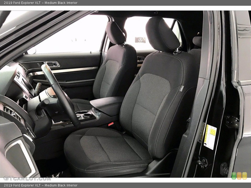 Medium Black Interior Front Seat for the 2019 Ford Explorer XLT #142064772