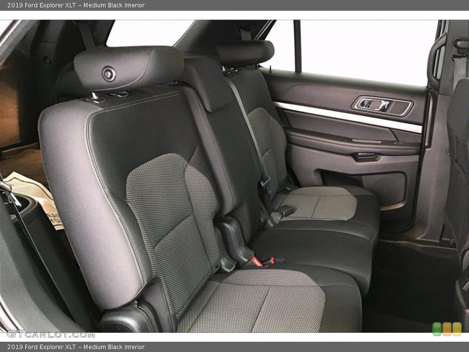 Medium Black Interior Rear Seat for the 2019 Ford Explorer XLT #142064781