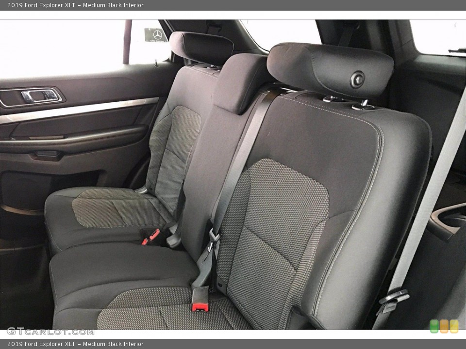 Medium Black Interior Rear Seat for the 2019 Ford Explorer XLT #142064796