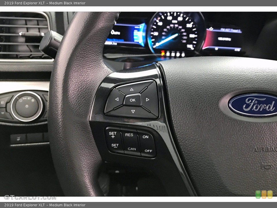 Medium Black Interior Steering Wheel for the 2019 Ford Explorer XLT #142064811
