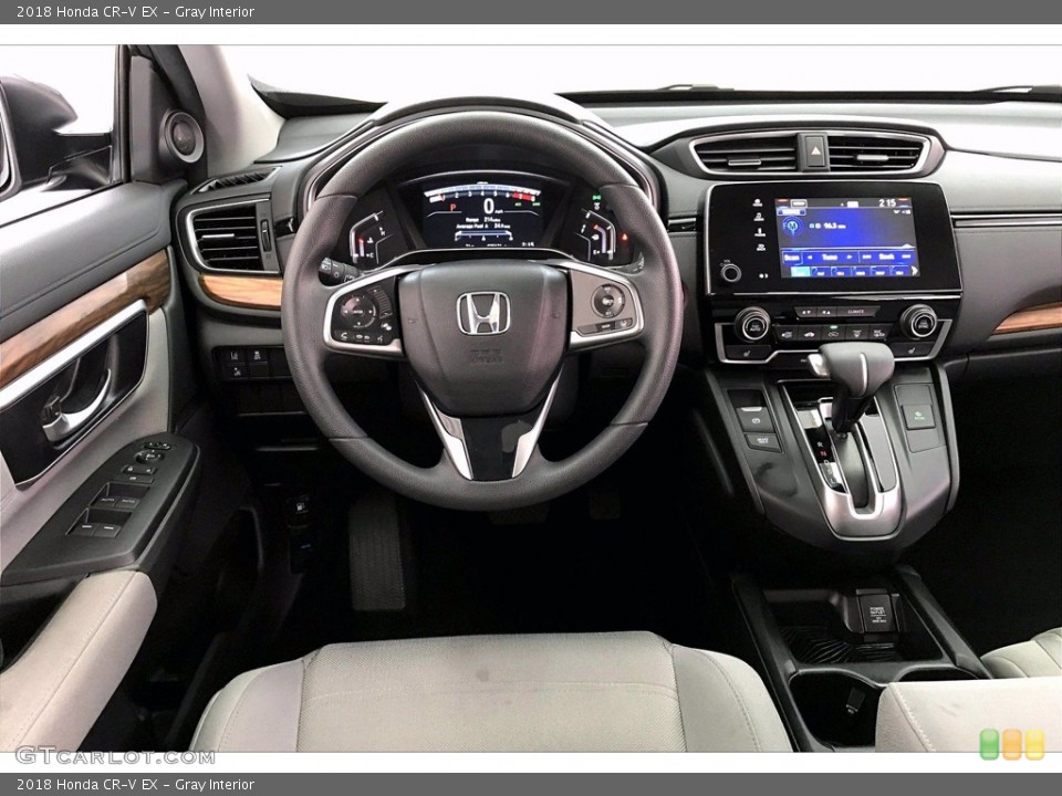 Gray Interior Dashboard for the 2018 Honda CR-V EX #142065054