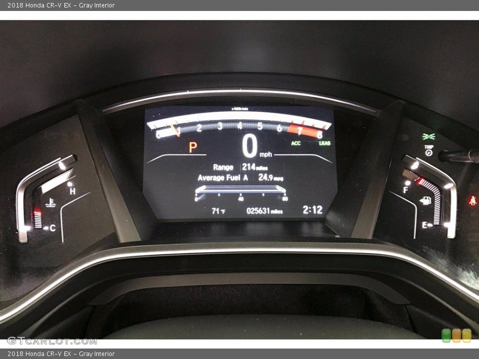 Gray Interior Gauges for the 2018 Honda CR-V EX #142065273