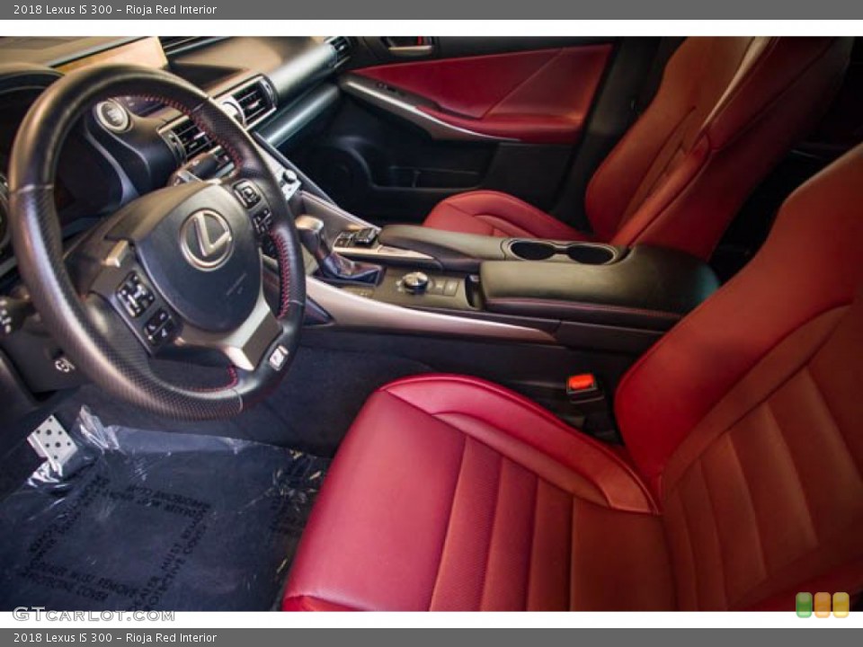 Rioja Red Interior Front Seat for the 2018 Lexus IS 300 #142071293