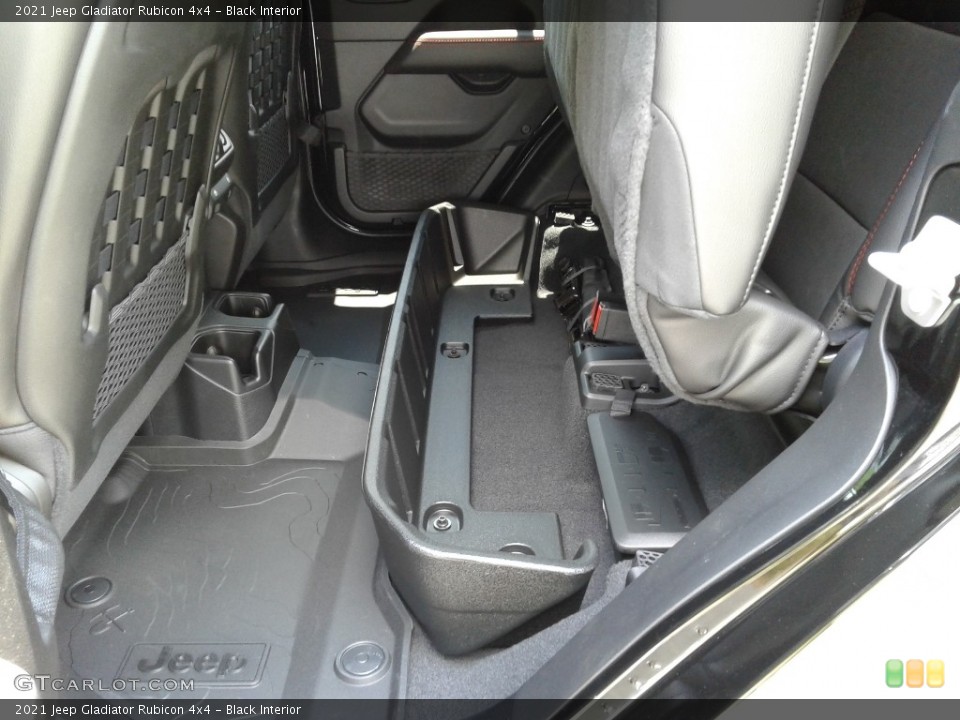 Black Interior Rear Seat for the 2021 Jeep Gladiator Rubicon 4x4 #142071329