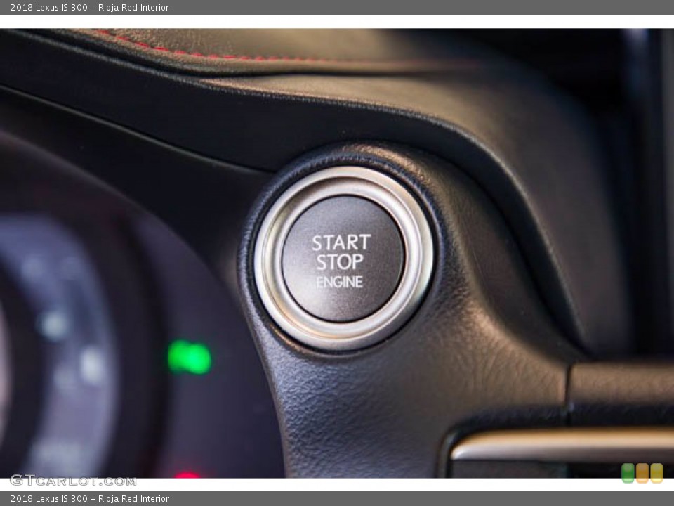Rioja Red Interior Controls for the 2018 Lexus IS 300 #142071631